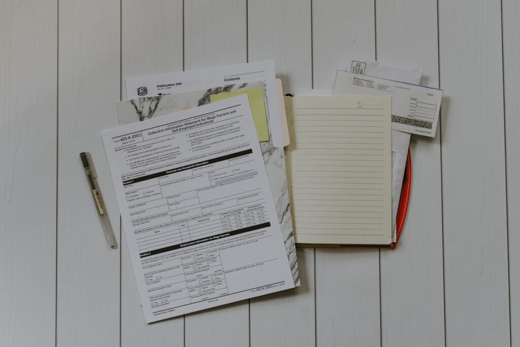 Insurance claim documents