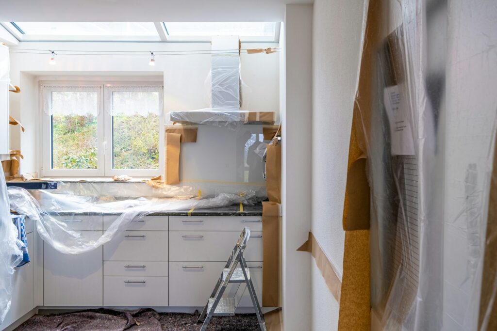 Kitchen rebuild in progress