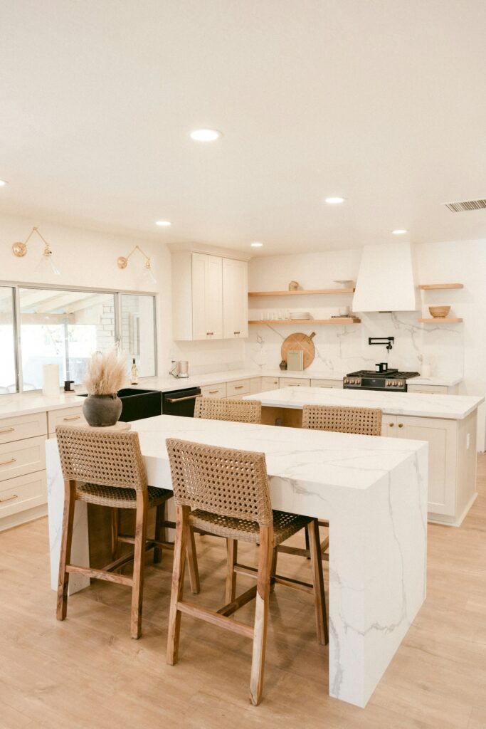 Finished open-concept kitchen remodel