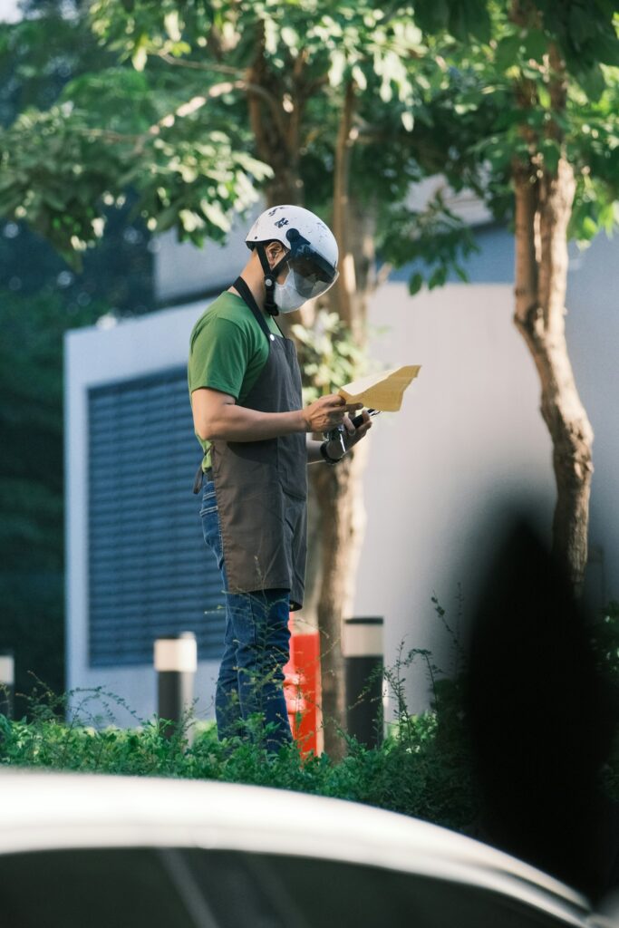 Technician documenting water damage for insurance